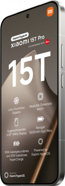 Xiaomi 15T Pro 512GB Gray Telekom