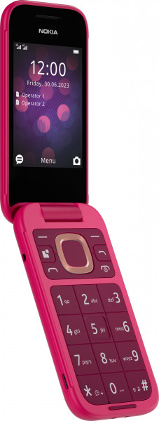 Nokia 2660 Flip, pop pink