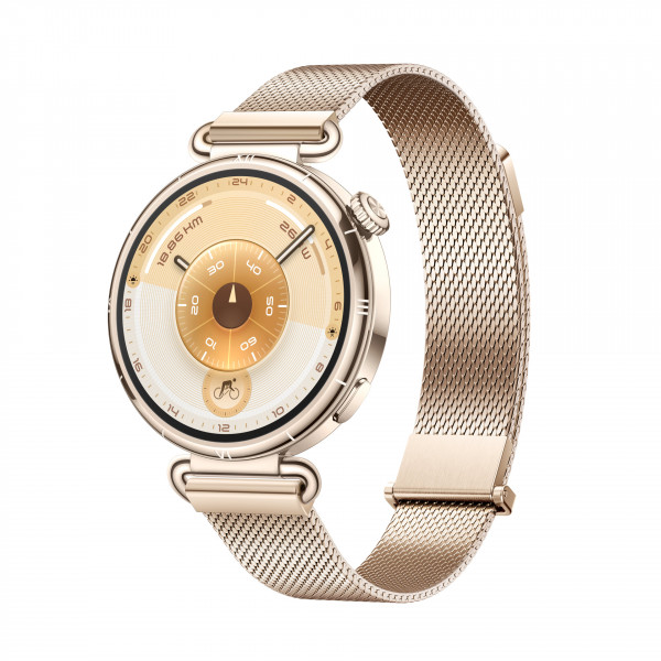 HUAWEI WATCH GT6 41mm (Konsu-B19M), Gold Milanese Strap