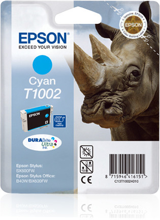 Epson Tintenpatrone T1002 Cyan (11,2ml)