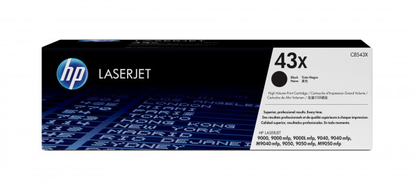 HP 43X Schwarz Original LaserJet Tonerkartusche