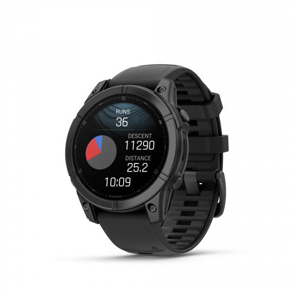 Garmin FENIX E - 47 mm AMOLED Schwarz/Schiefergrau